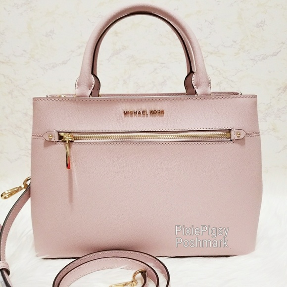 Michael Kors Hailee Blossom Satchel Crossbody Bag - Picture 3 of 8